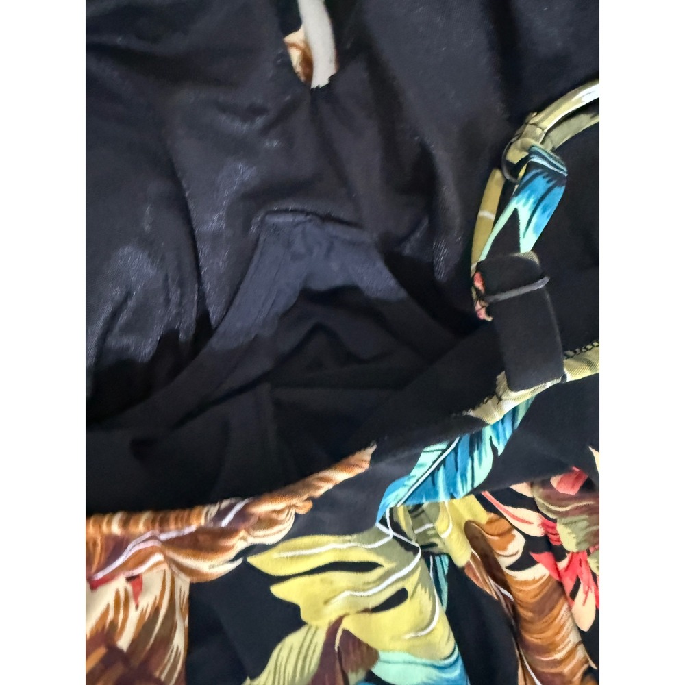 Magicsuit/Miracle Suit Susan Tropical Palm One Piece Size 14 High Neck Swimsuit - Picture 9 of 11